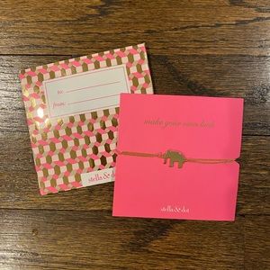 Stella & Dot Elephant Wish Bracelet. Vintage- no longer made.